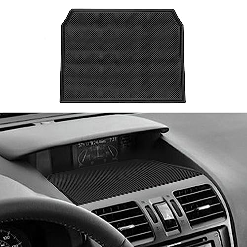 Dash Mat for Subaru Impreza XV 2012-2016 Crosstrek Accessories 2012-2017 Subaru Forester 2014-2018 Dashboard Cover Interior Non-Slip Dashboard Mat Pad Liner (Black Trim) - color: Black, size: 2012-2017