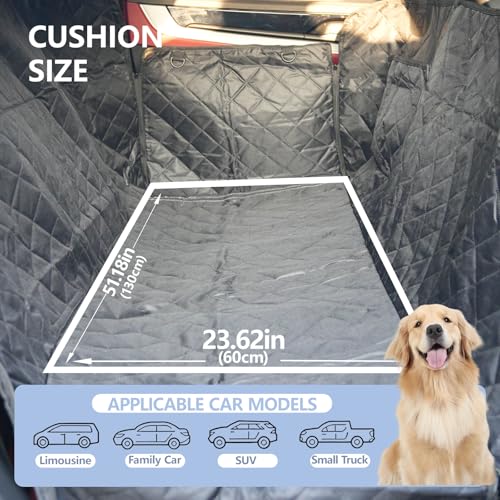 Dog Car Seat Cover for Pets Waterproof Seat Cover Hammock Scratch Proof Nonslip Back Seat Pet Bed Mat for Travel Durable Soft Back Seat Covers for Cars Trucks and SUVs (23.5 x 51 inch) - color: Hammock