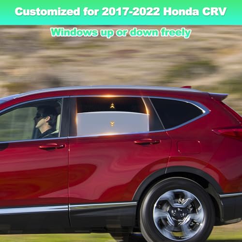 Car Window Shades for 2017-2022 CRV - Rear Side Window Sun Shade for Baby, Breathable Mesh Car Privacy Window Covers, UV Protection and Heat Insulation for Road Trips, Napping, Camping (2 PCS) - size: CRV(2017-2022)R-2PCS