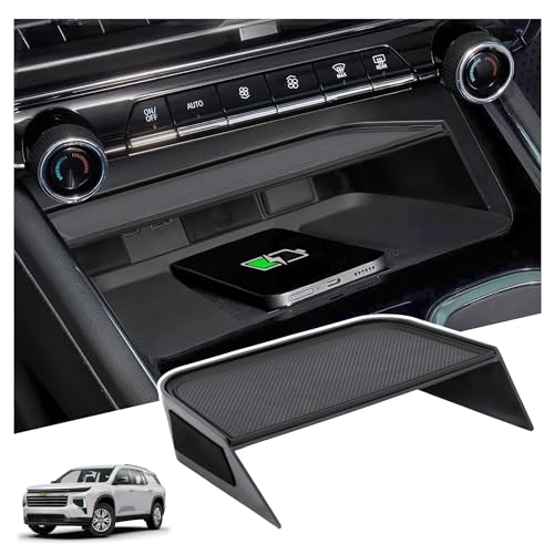 Carwiner Center Console Organizer Tray Compatible with 2024-2026 Chevy Traverse Accessories, Console Storage Box Compartment Tray（Not Compatible with 2024 Chevy Traverse Limited）