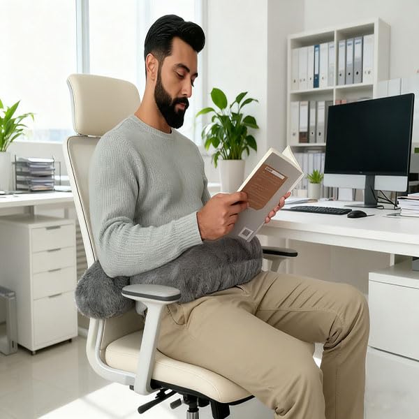 Long-Distance Travel Neck Pillow Car Sleep Aid Pillow, Home/Office Lumbar Pillow, Ergonomic Wrap-Around Neck Pillow, Neck Support for Adults and Children, Multifunctional Travel Pillow - color: Grey