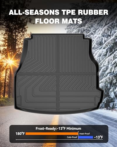 Trunk Mat Fit for Mercedes Benz C Class Sedan 2022 2023 2024 2025 2026 - AOMSAZTO Cargo Mat All Weather Custom Fit Cargo Liner C Class Car Mats Accessories Black (Only for Sedan) - style: 1) for Mercedes Benz C-Class | 2022-2026 | Cargo Liner