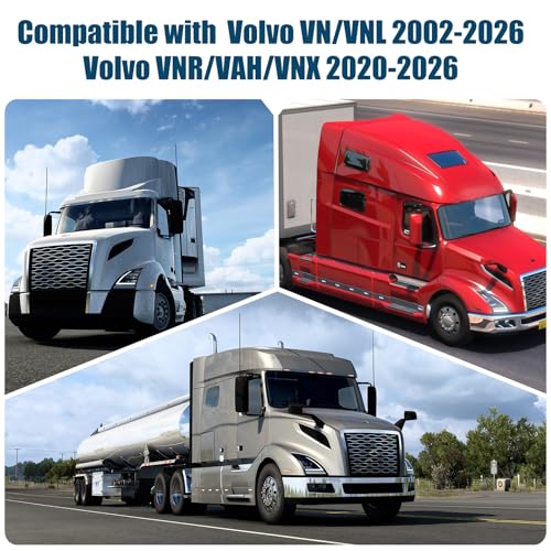 Side Window Sun Shade for Volvo VN/VNL/VNR/VAH/VNX 2002-2026,Custom Fit 210T Reflective Sunshade for Semi Truck, 6-Layer Heat Insulation Privacy Protector, Block 99% UV Rays, 2PCS - size: Volvo VN / VNL / VNR / VAH / VNX 2002-2026