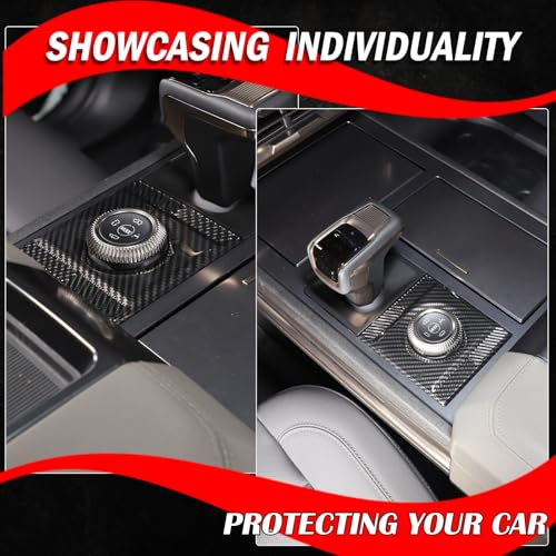for Hummer EV 1 Drive Mode Gear Shift Knobs Cover and 1 Gear Shift Knob Panel Frame Trim Compatible with Hummer EV SUV Pickup 2022-2024 2025+