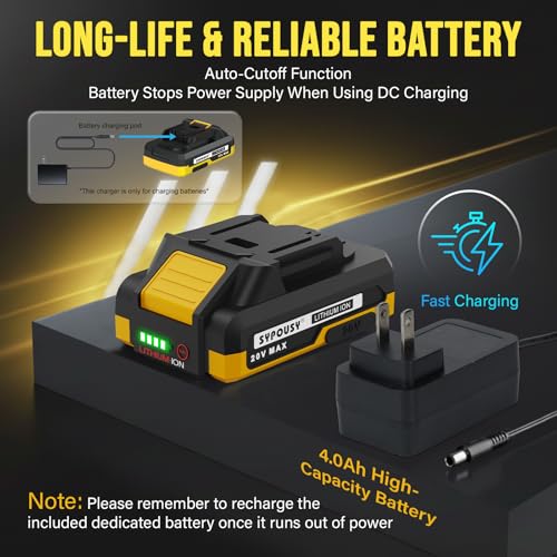 Tire Inflator Portable Air Compressor - 4X Faster Inflation, 160PSI Cordless Tire Pump with Dual Power (20V Battery & 12V DC), Auto Shut Off, Digital Gauge for Car, Motorcycle, E-Bike