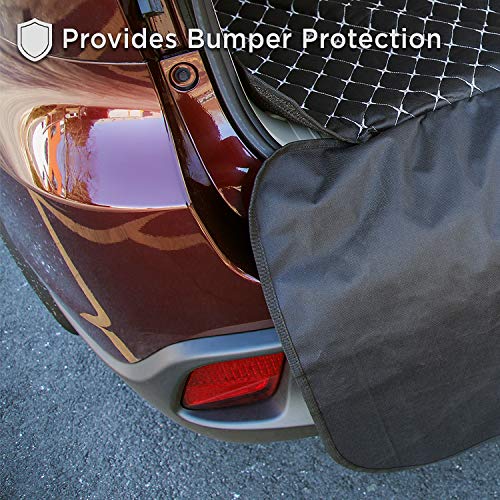 Pawple Cargo Liner Cover for SUVs and Cars, Waterproof Material, Non Slip Backing, Extra Bumper Flap Protector, Large Size - Universal Fit