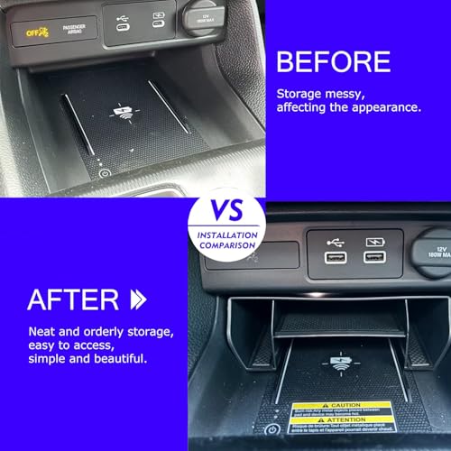 2025 2026 Civic Double Center Console Organizer Tray for 2022-2026 Honda Civic 11th Gen Sedan Hatchback LX EX Sport 2025 Accessories Civic 2026 Central Console Organizer Insert Tray(2pcs) - style: Double Box-2pcs