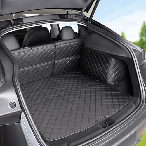 ThinSGO for Tesla Model Y Juniper Cargo Liner Trunk Pet Mat for Dogs Rear Seat Cover for Tesla Model Y 2025