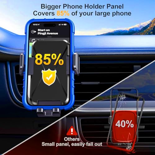 Qifutan Cell Phone Holder for Car Mount Car Vent Phone Mount, 360° Rotatable, Hands-Free Air Vent Holder for iPhone Smartphones Camera Mounts(4-7 Inch) - style: Vent-A
