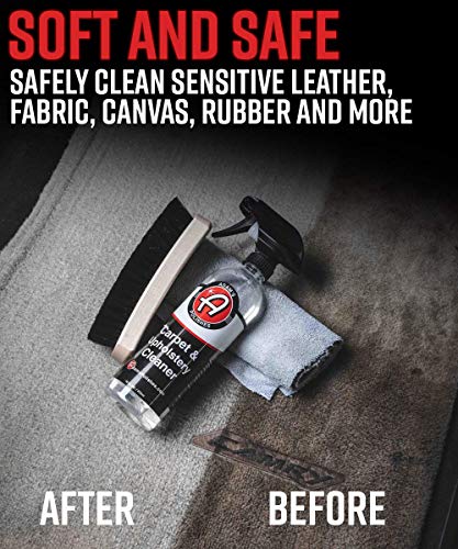 Adam's Polishes Cockpit Detailing Brush - Car Cleaning Brush | Scrub Brush for Interior Leather Cleaner Carpet Upholstery Fabric Shoe Sofa Shower Bathroom Pet | Car Wash Kit - Car Cleaning Supplies - size: Full-Size