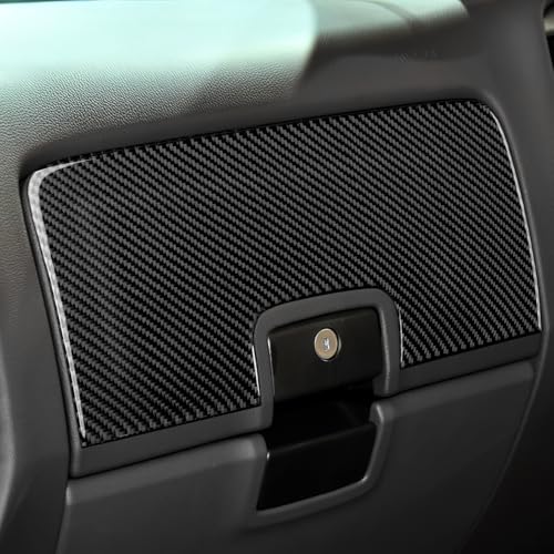 Car Carbon Fiber Decal Copilot Dashboard Sticker Interior Cover Trim for Chevrolet Silverado/GMC Sierra 1500 2500HD 3500HD 2014-2018 Accessories - color: Copilot Dashboard