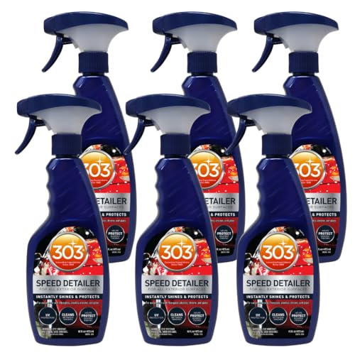 303 Products (30216-6PK) Products Automotive Speed Detailer - For All Exterior Surfaces - Instantly Shines And Protects - Cleans Between Washes - UV Protection, 16 fl oz 6 Pack - size: 16 Fl Oz (Pack of 6)