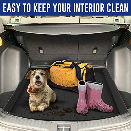 Premium Cargo Liner for Jeep Patriot Compass 2007-2017 - 100% Protection - Custom Fit Car Trunk Mat - Easy-to-Wash & All-Season Black Cargo Mat - 3D Shaped Laser Measured Trunk Liners