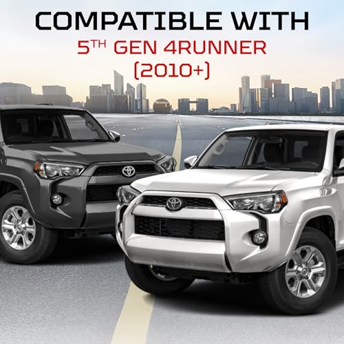 AJT DESIGN Door Handle Covers Compatible with Toyota 4Runner 2010+ (5th Gen) | 5th gen 4runner Chrome Delete | ABS Plastic Front & Back Interior Car Door Handle Cover| Made in USA | Army Green - color: Army Green