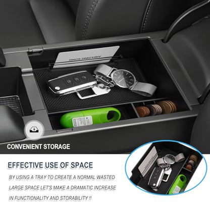 Ruiya 2025 2026 Ioniq 6 Center Console Organizer for Hyundai Ioniq 6 Accessories Armrest Console Glove Tray Compatible with 2023 2024 2025 2026 Hyundai Ioniq 6 SE/SEL/Limited - color: 2023+ Hyundai Ioniq 6