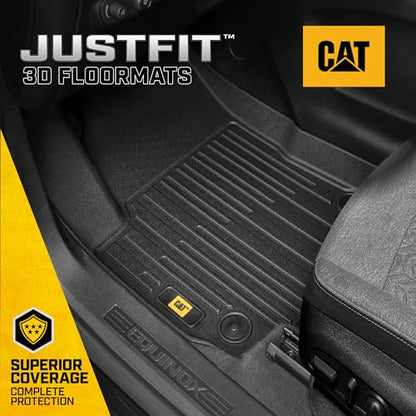 CAT® JustFit™ 3D Custom Fit Floor Mats, Chevy Equinox GMC Terrain 2019 2020 2021 2022 2023 2024, Heavy Duty Car Floor Liner Protection Laser Measured, Chevy Equinox Accessories for GMC Terrain - style: Chevy Equinox GMC Terrain (2019-2024)
