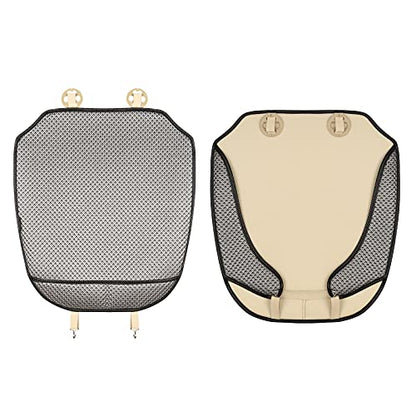 Auto Newer Breathable Universal Four Seasons Car Seat Covers，Luxury Car Seat Cushion ，Protectors for Front Seat Bottoms,Compatible with 95% Vehicles， Fit for Cars Truck SUV Sedan (Grey,1PC) - color: Grey-1PCS
