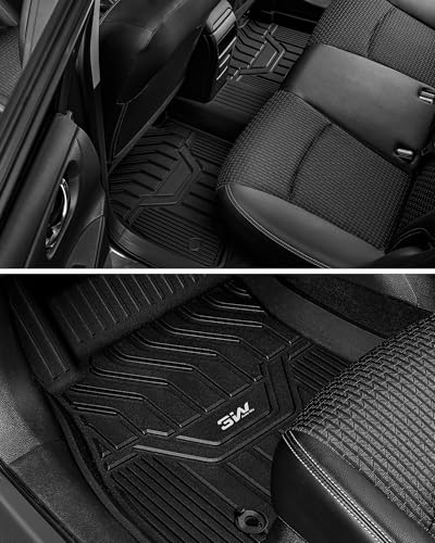 3W Floor Mats Custom Fit for Nissan Altima 2019-2025 2026, TPE All Weather Accessories Custom Fit Floor Liner for Nissan Altima 1st and 2nd Row Full Set Car Mats - size: 3.altima|19-26|floor Mats