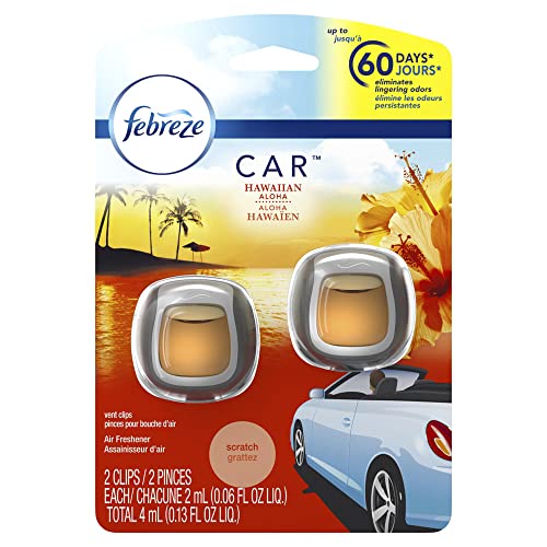 Febreze Hawaiia Vent Clip Air Freshner, 2 Count
