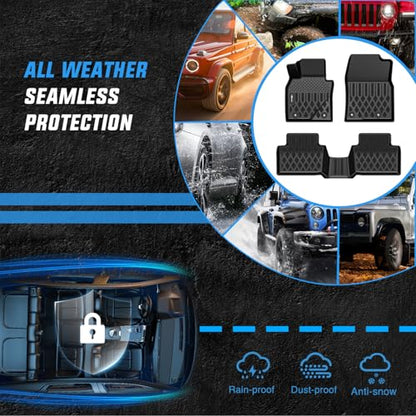 Nilight TPE Floor Mats for Mazda CX-30 CX30 2020 2021 2022 2023 2024 2025 2026 All Weather Custom Fit Heavy Duty Floor Liners - color: 2020-2026 Mazda CX30
