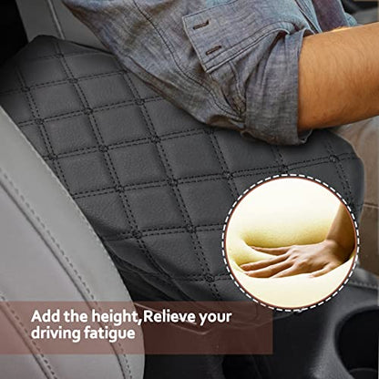 SKTU for 2021 2022 2023 2024 2025 2026 Kia Seltos Armrest Cover 2023 2024 2025 2026 Seltos Accessories Armrest Pad 2024 2025 2026 Seltos Seat Box Pad 2024 2025 2026 Seltos Center Console Cover - color: for 2021-2026 Seltos