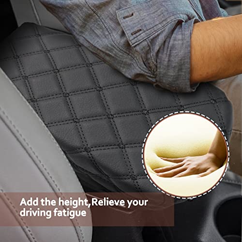 SKTU for 2021 2022 2023 2024 2025 2026 Kia Seltos Armrest Cover 2023 2024 2025 2026 Seltos Accessories Armrest Pad 2024 2025 2026 Seltos Seat Box Pad 2024 2025 2026 Seltos Center Console Cover - color: for 2021-2026 Seltos