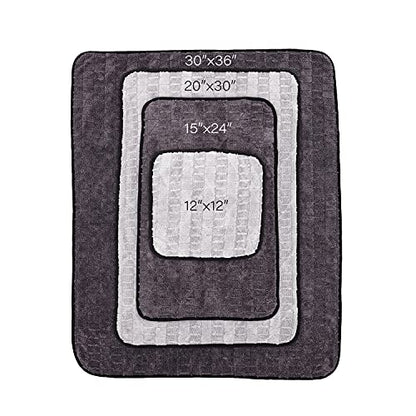 The Rag Company Gauntlet Car Drying Towel, Ultra-Absorbent 70/30 Blend Korean Microfiber, Dries Vehicles Faster Without Scratching, 900 GSM, 15x24 Inches, Ice Grey/Grey, 2-Pack - size: 15in x 24in