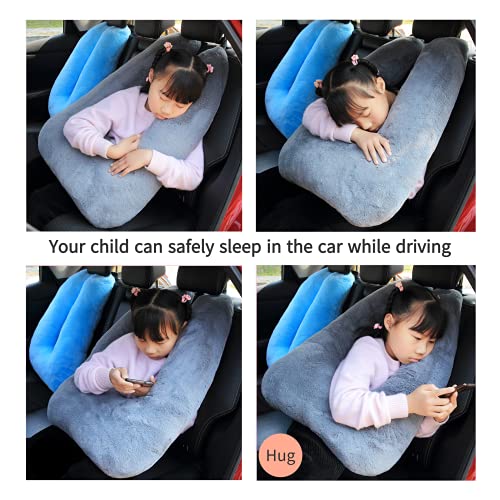 FHSGGP Travel Pillow Car Pillow Kid Car Sleeping The Sleeping Aid for Adults and Kids on Road Trips Kids Travel Pillow Red - color: A-red