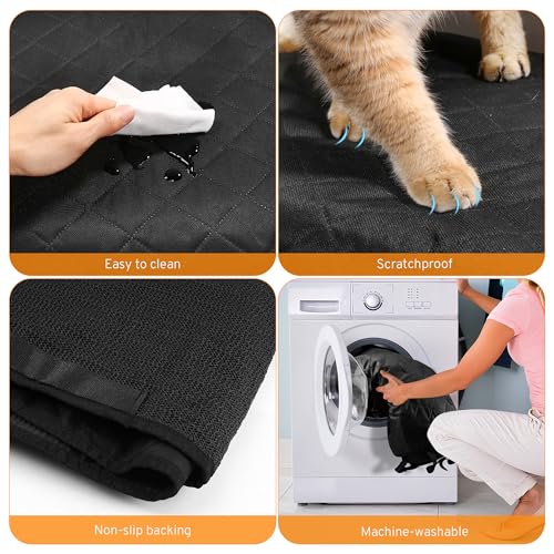 Dog Car Seat Cover for Back Seat Compatible with BMW X3 X5 X1 X2 X4 3 5 4 Series 328i 320i 330i 528i 540i Accessories 2000-2026, Waterproof Non-Slip Pet Bench Backseat Covers