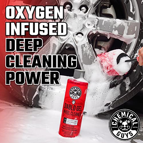 Chemical Guys Diablo Gel Oxygen Infused Foam Wheel & Rim Cleaner, Concentrated Car Wheel Cleaner Safe on All Finishes, Removes Brake Dust, Dirt, Grime, for Cars, Trucks, SUVs, Motorcycles & RVs, 16 oz - style: Diablo Gel 16 oz