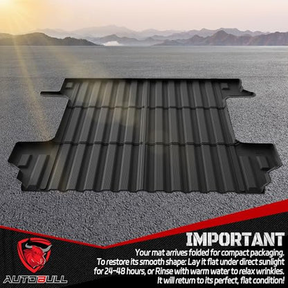 Truck Bed Mat Bed Liner Compatible for 2019-2026 Chevrolet Chevy Silverado 1500 | GMC Sierra 1500 (Only Fit 5.8FT, 69.92" Bed), Not Fit Drop-in Liner - style: 1) 2019-2026 |Slv&Sra 1500 Bed Mat (5.8FT,69.92" Bed)