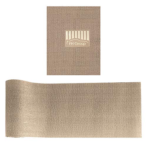 FH Group Car Floor Mats - DIY Ultra Waterproof Trimmable Non-Slip Vinyl Floor Mats, Solid Beige - color: SOLID BEIGE
