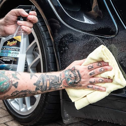 Meguiar's Supreme Shine Microfiber Towels for Cars,Absorbent Ultra-Plush Car Microfiber Towel Set for Effectively Removing Car Care Products Without Leaving Swirls,3 Count (Pack of 12) - size: 3 Microfiber Towels (Pack of 12)