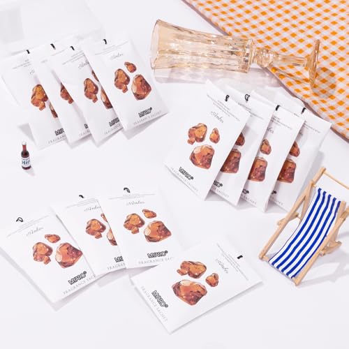MYARO 12 Packs Amber Scented Sachets for Drawer and Closet, Long-Lasting Closet Sachet Bags Drawer deodorizers Fresh Scents, Home Fragrance for House - color: Amber