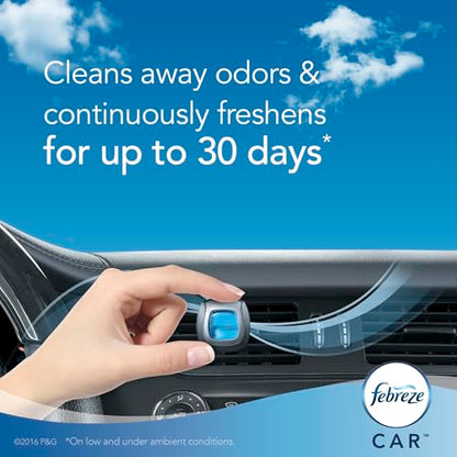Febreze Gain Island Fresh Scent Car Air Freshener 0.06 oz Liquid 2 pk - size: 1 Count (Pack of 8)