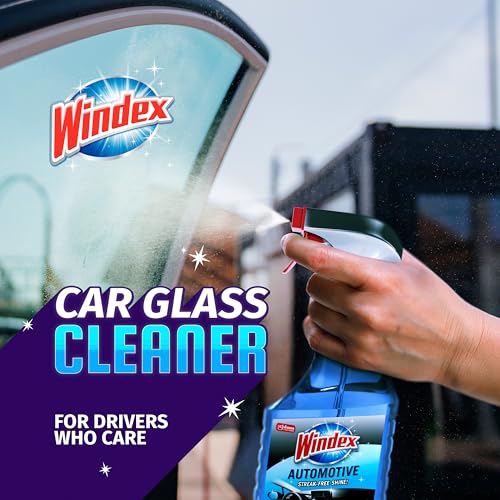 Windex Automotive Car Window and Glass Cleaner, Streak-Free Shine for Car Glass Exteriors, Tinted Windows, and Interior Electronics, 23 fl oz, (Pack of 2) - size: 23 Fl Oz (Pack of 2)
