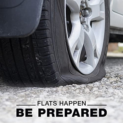 Fix-A-Flat S60410 Aerosol Emergency Flat Tire Repair and Inflator, for Compact Tires, Eco-Friendly Formula, Universal Fit for All Compact Cars, 12 oz. (Pack of 1) - size: 12oz