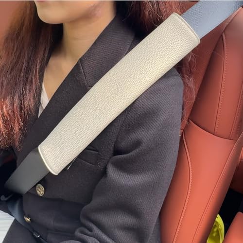 Car Seat Belt Covers for Adults Soft Leather Seatbelt Shoulder Pad Neck Cushion Protector Comfortable Driving Car Accessories Truck SUV Airplane Backpack (SC01Grey-9in-1Pack) - color: SC01Grey-9in-1Pack