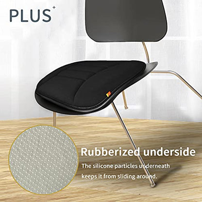 Thick Seat Cushion Memory Foam Car Seat Cushion Pad for Car Driver Seat Office Chair, Thickened Black - color: Thickened Black