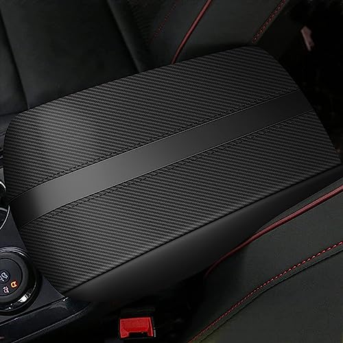 AOMSAZTO Carbon Fiber Armrest for 2011-2019 Ford Explorer Black - color: Carbon Fiber Color