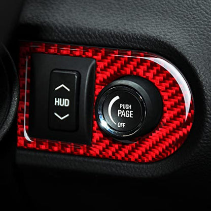 Car Sticker Carbon Fiber Interior Trim Decal for Chevrolet Camaro 2010 2011 2012 2013 2014 2015 Accessories (HUD Panel) - color: Hud Panel