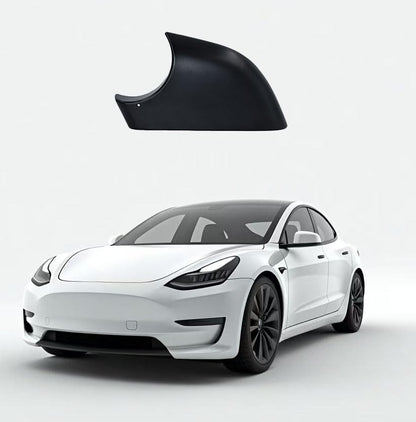 fit For Tesla Model 3 Front Wing Mirror Cover Holder Lower Tray 2017-2025，Black left driver Side Mirror Bottom Cover Replacement for Tesla Model 3 Wing Repair(left） - size: Model 3 Left Side Black