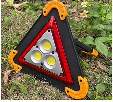 Red Emergency Roadside Safety Light with Charging Port – Hazard Warning Light for any Vehicle