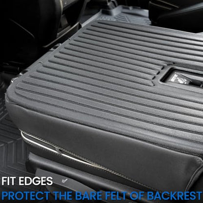 2nd Row Bucket Seats Kick Mats for 2021-2026 Chevrolet Chevy Tahoe&Suburban, for GMC Yukon&Yukon XL, All Weather TPE SeatBack Protector 7 Seats Captain Chair Accessories(2nd Row Kick Mats) - style: 2nd Row Kick Mats
