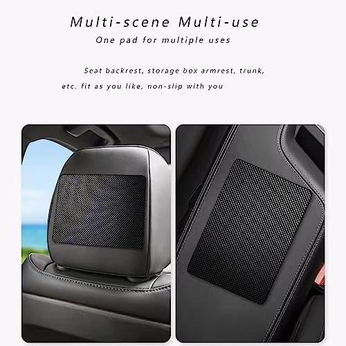 2pack Sticky Anti-Slip mat, Non-Slip Rubber mat, Universal Non-Slip car Dashboard Sticky mat for Mobile Phones Sunglasses Keys fits with Cargo Liners(Black/Grid Pattern27*15cm) - color: HF202