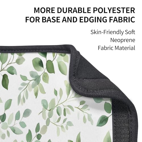 Seat Belt Cover Pad Green Eucalyptus Leaves Leaf Soft Safety Car Automotive Seat Belt Pads Cushion Shoulder Strap Covers for Cars or Bags, 2 Pcs - color: Green Eucalyptus Leaves Leaf