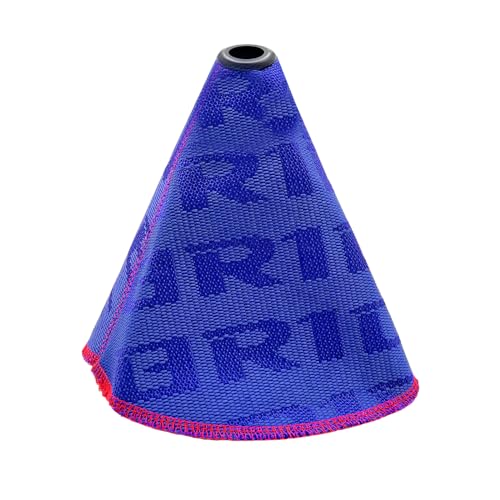 Car Shift Knob Dust Cover, Shift Boot Cover, Hyper Fabric Manual/Automatic Shifter Shift Boot Cover, Gear Shift Knob Cover for Protection & Decor, Universal Car Accessories (Blue) - color: Blue