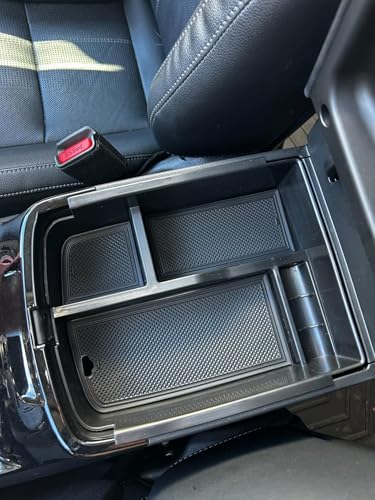 Compatible with Kia Telluride 2026-2020 Center Console Armrest Storage Tray Box ABS Insert Organizer Glove Console Separation Glove Pallet Phone Holder Full Cover - size: for Telluride 2020-2026