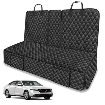 Dog Car Seat Cover for Back Seat Compatible with Honda Accord Civic Hrv H-rv Accessories 2000-2025 2026, Waterproof & Non-Slip Car Pet Bench Rear Seat Covers