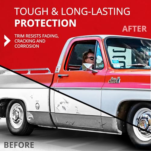 All-Fit Automotive Replacement SB - Square Body Side Molding (2.25") – OEM Grade Chrome Trim fits 1973–1987 Chevy C10 Trucks, GMC Pickup & Suburban – Easy to Install Truck Accessories (26 Ft) - style: Square Body Trim Chrome (73-87)